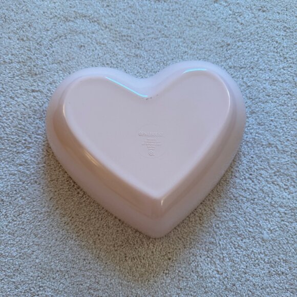 Set of 2 Opalhouse Melamine Heart Shaped Nesting Bowls in Red & Pink - Picture 7 of 8